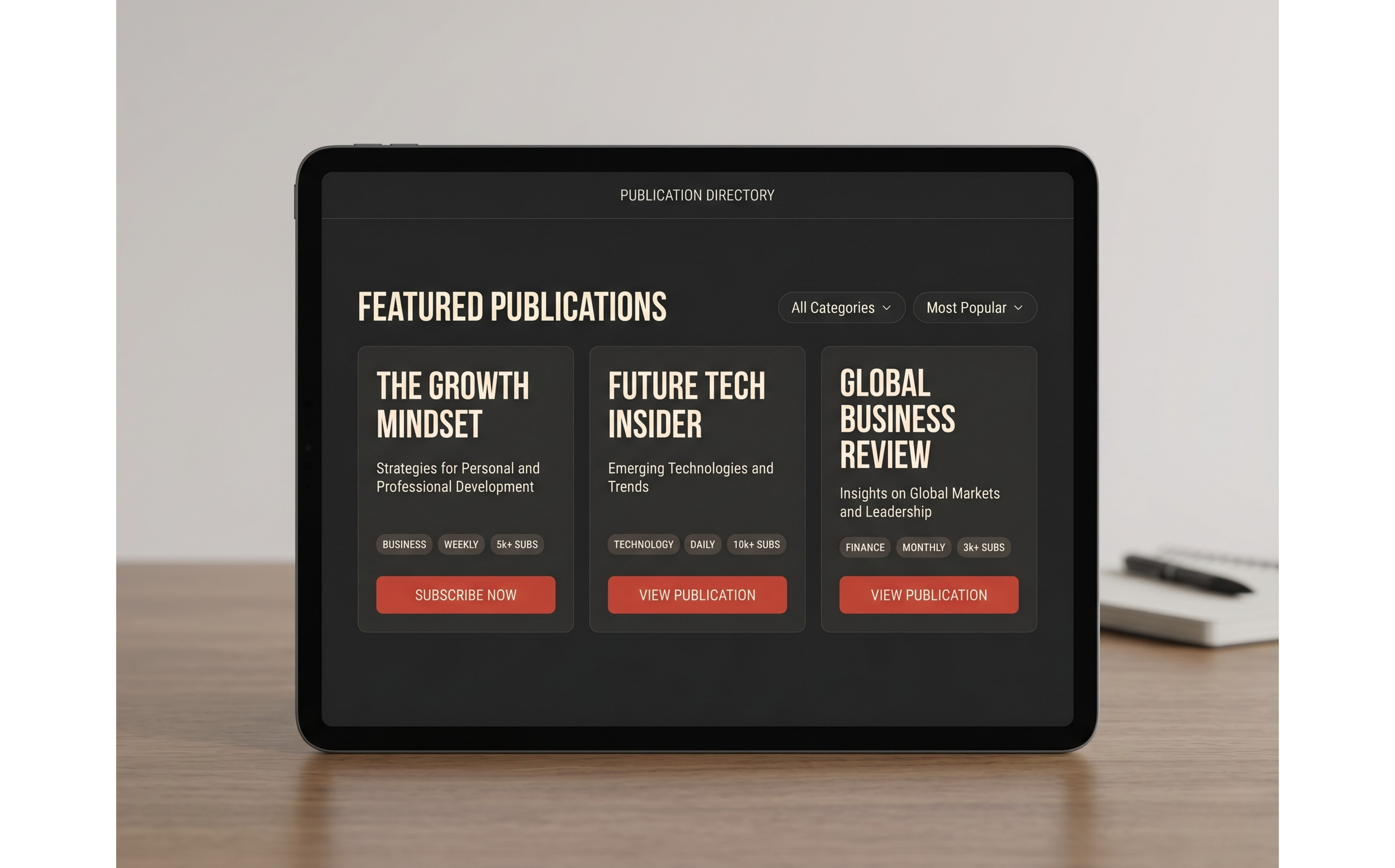 Publications preview